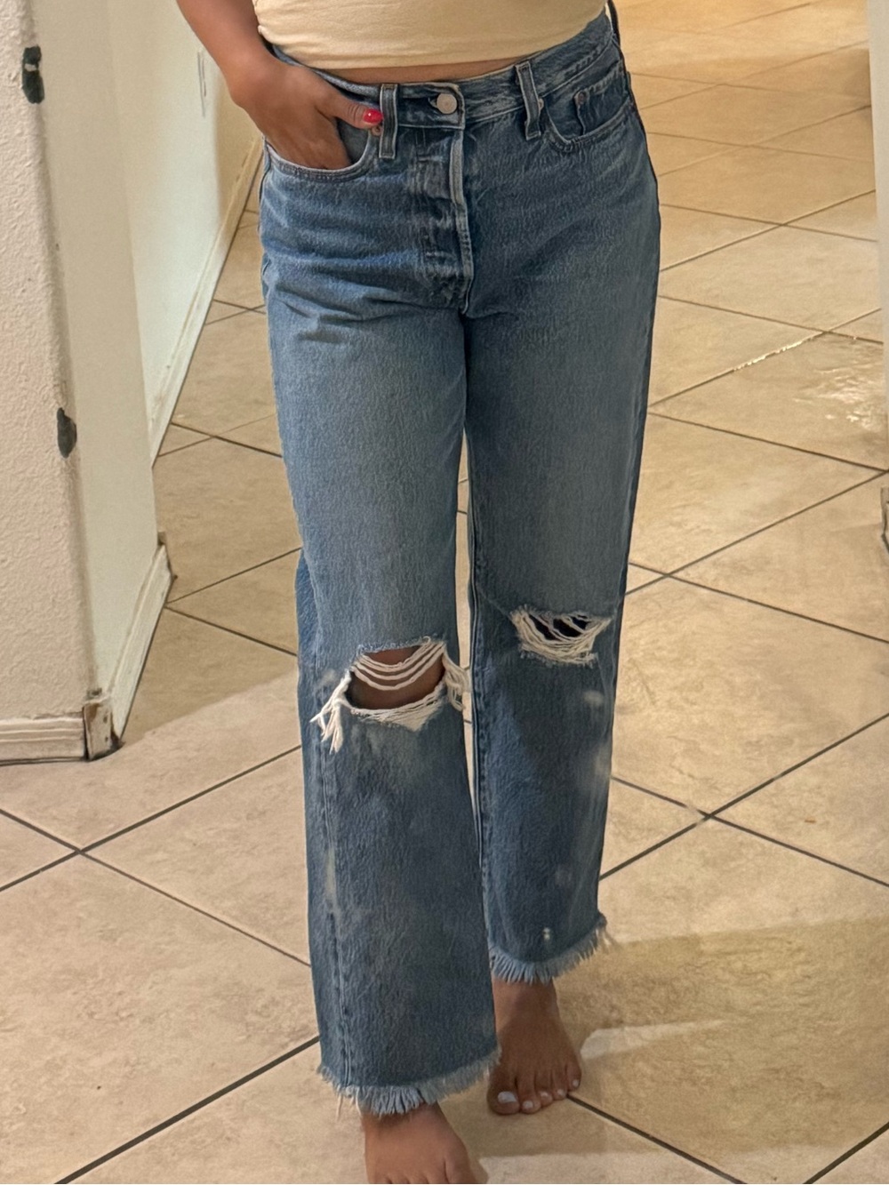 Women’s vintage Levi’s wedgie straight Jeans
